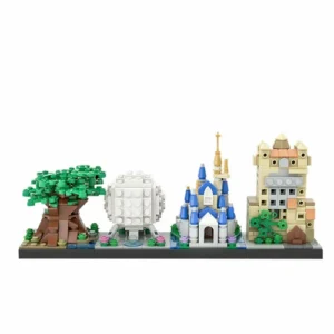 529pcs Iconic Theme Park Lite Version Building Block Set Kid Toys Diy Gift