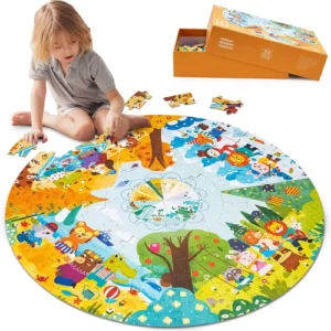 88 Big Pieces Floor Jigsaw Puzzles Educational Toys for Boys Children Ages 4-8