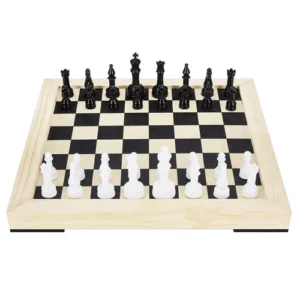 Wooden Handcrafted Chess Board Toy for Kids Girls Boys