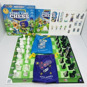Story Time Chess Children's Educational Game W Book 100% Complete EUC Best Toys