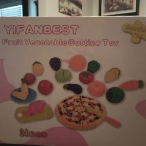 Kids Fruit Vegetable Cutting Toys 24 Pieces
