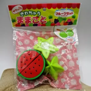 Fruits Star Fruit Watermelon  2pcs  toy for  play house kids seria JAPAN