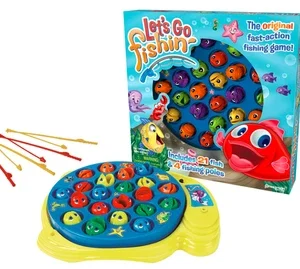 Fishing Game Magnetic Board Toy Fish Catch Play Set Kids Fun Coordination Skills